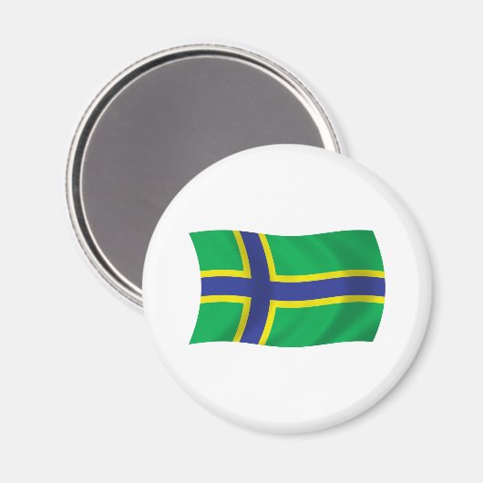 Vepsians Flag Magnet (Vorderseite/Rückseite)