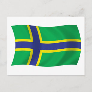 Vepsians Flag Postkarte