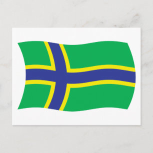 Vepsians Flag Postkarte