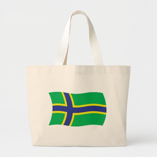 Vepsians Flag Totag Jumbo Stoffbeutel (Vorne)