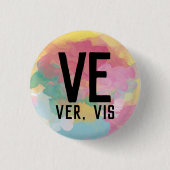 Ver Vis Pronouns Button (Vorderseite)