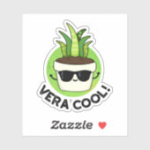 Vera Cool Funny Aloe Vera Pun Aufkleber (Blatt)