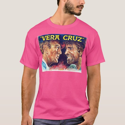 Vera Cruz - Burt Lancaster Gary Cooper Western Mov T-Shirt (Vorderseite)