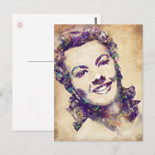 Vera-Ellen Postkarte (Vorne/Hinten)