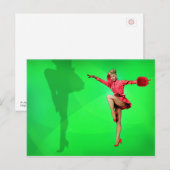 Vera-Ellen und ihre Beine Postkarte (Vorne/Hinten)