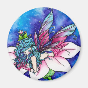 Vera Fairy Fantasy Blume Magnet
