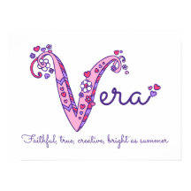 Vera Initial V Doodle Art Name und Bedeutung