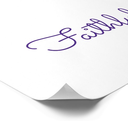 Vera Initial V Doodle Art Name und Bedeutung Poster (Ecke)