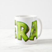 Vera Name Kiwi Style Tasse Teetasse Kaffeetasse (VorderseiteRechts)