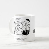 Verabred Agency - gefragt für eine sportliche Art Kaffeetasse (Vorderseite Links)