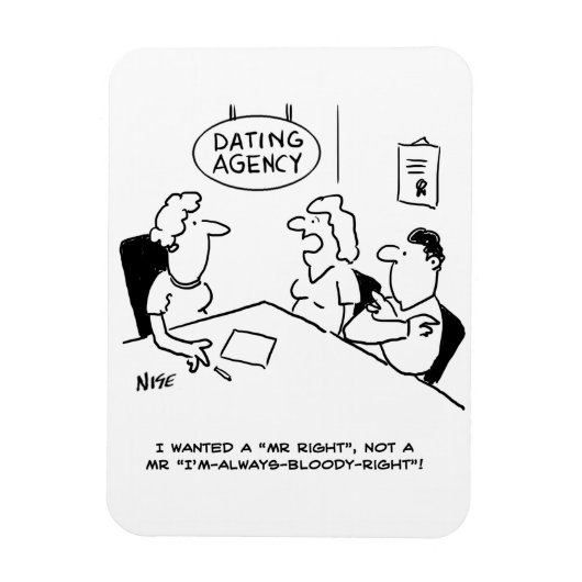 Verabred Agency - Mr. Right Magnet (Vertikal)