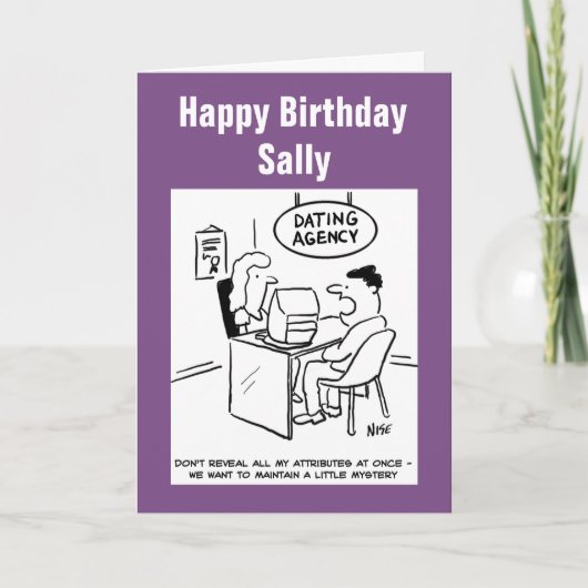 Verabred Agency - verraten Sie nicht alle meine At Karte (Vorderseite)