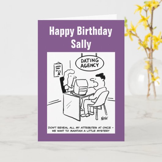 Verabred Agency - verraten Sie nicht alle meine At Karte (Gelbe Blume)