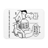 Verabred Agency - will kein Mädchen, das schwitzt Magnet (Horizontal)