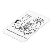 Verabred Agency - will kein Mädchen, das schwitzt Magnet (Linke Seite)