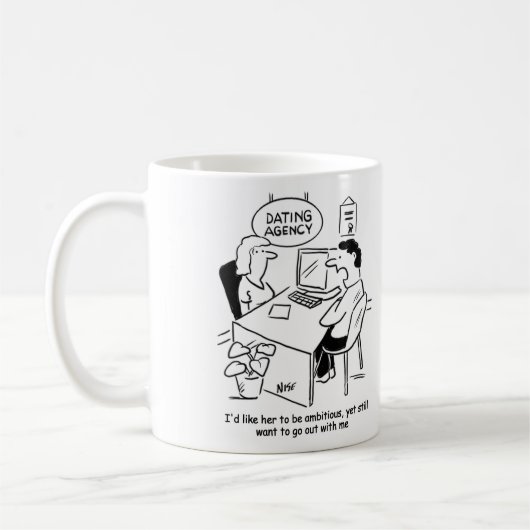 Verabred Agency - will Mädchen ehrgeizig zu sein Kaffeetasse (Links)