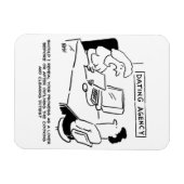 Verabred Agentur - Macht als Geliebter. Funny Magnet (Horizontal)