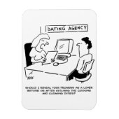 Verabred Agentur - Macht als Geliebter. Funny Magnet (Vertikal)