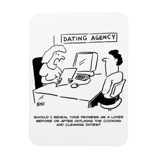 Verabred Agentur - Macht als Geliebter. Funny Magnet (Vertikal)