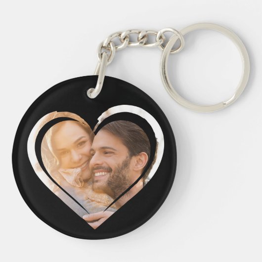 Verabred Couple Girlfriend FotoCollage Schlüsselanhänger (Rückseite)