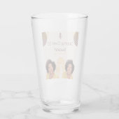 Verabred über 30 Sind zum Kotzen! Trinkglas Glas (Rückseite)