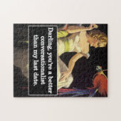 Verabreden ist schwierig Vintage Funny Graphic Puzzle (Horizontal)