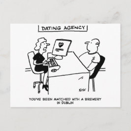 Verabredend Agentur - Passend zur Brauerei Postkar Postkarte