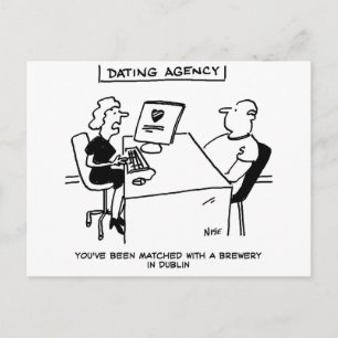 Verabredend Agentur - Passend zur Brauerei Postkar Postkarte
