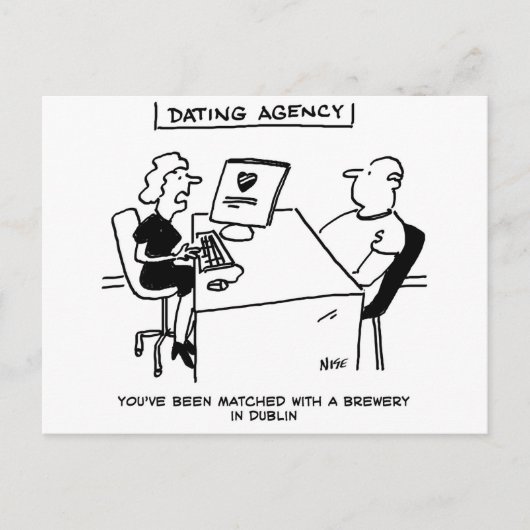 Verabredend Agentur - Passend zur Brauerei Postkar Postkarte (Vorderseite)