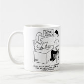 Verabredet Agentur - erwartet von Bewunderern, ein Kaffeetasse (Links)