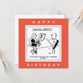 Verabredet Agentur passt zu einem Brauerei Funny C Karte (Vorderseite/Rückseite Beispiel)