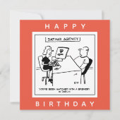 Verabredet Agentur passt zu einem Brauerei Funny C Karte (Vorderseite)