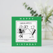 Verabredet Agentur passt zu einem Brauerei Funny C Karte (Stehend Vorderseite)