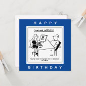 Verabredet Agentur passt zu einem Brauerei Funny C Karte (Vorderseite/Rückseite Beispiel)