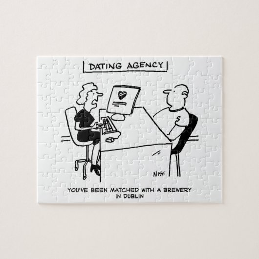Verabredet Agentur passt zu einer Brauerei Puzzle (Horizontal)