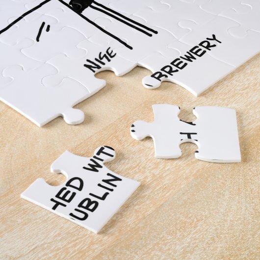 Verabredet Agentur passt zu einer Brauerei Puzzle (Seite)