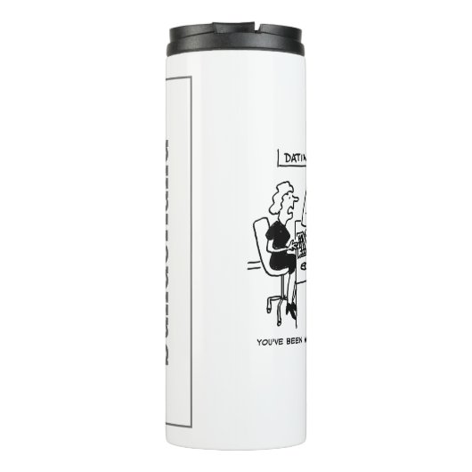 Verabredet Agentur passt zu einer Brauerei-Thermal Thermosbecher (Rückseite)