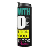 Verabredet euch, Ende des Zweifels Thermosbecher (Nach rechts gedreht)