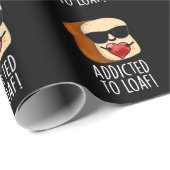 Verabredet von Loaf Funny Brot Pun Dark BG Geschenkpapier (Rolleneckpunkt)
