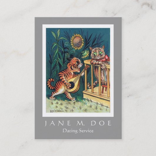 Verabredete, die den Service/Ehestifter - Visitenkarte (Vorderseite)