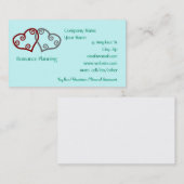 Verabredete Kommissionsgeschäft-Kartenschablone Visitenkarte (Vorne/Hinten)