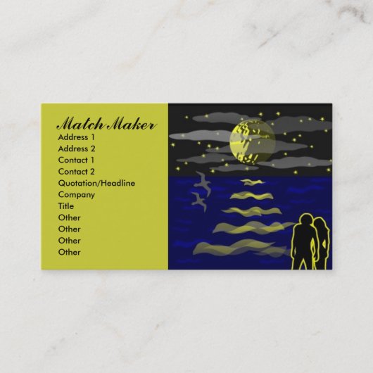 Verabredete Service-Geschäfts-Karten Visitenkarte (Vorderseite)