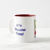 Verabredete Spiel-Tasse Zweifarbige Tasse (Vorderseite Links)