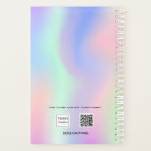 Verabredung des lila Fotos 2026 in Rosa Planer (Rückseite)