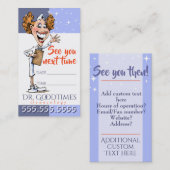 Verabredungs-Erinnerungs-Karten-medizinisches Terminkarte (Vorne/Hinten)