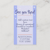 Verabredungs-Erinnerungs-Karten-medizinisches Terminkarte (Rückseite)