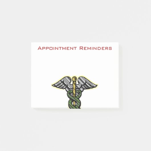 Verabredungs-Erinnerungs-Post-Itanmerkungen Post-it Klebezettel (Vorderseite)