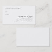 Verabredungs-Erinnerungs-sauberes hoch Terminkarte (Vorne/Hinten)