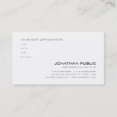 Verabredungs-Erinnerungs-sauberes hoch Terminkarte (Vorderseite)