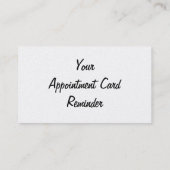 Verabredungs-Karte (Perle) Terminkarte (Rückseite)